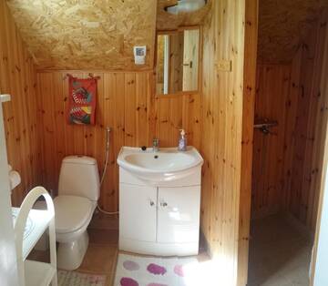 Фото номера Стандартный двухместный номер с 1 кроватью и балконом, предоставляется дополнительная кровать Дома для отпуска Jurna Recreation Farm г. Упа 7